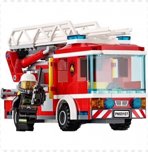 fire truck lego Clear Background PNG with Isolation images Background - image ID is 11e73869