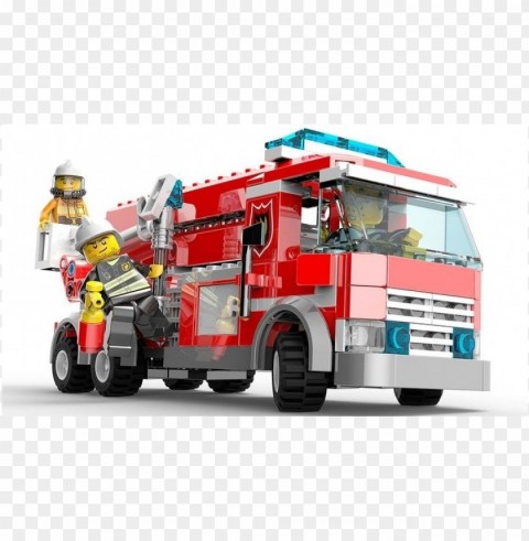 fire truck lego Clear PNG