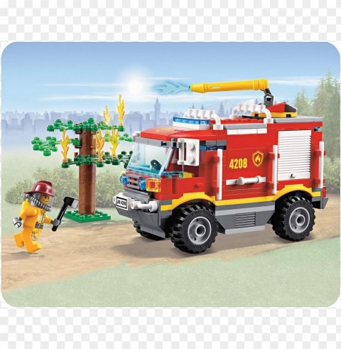 fire truck lego Free PNG download images Background - image ID is e327119f