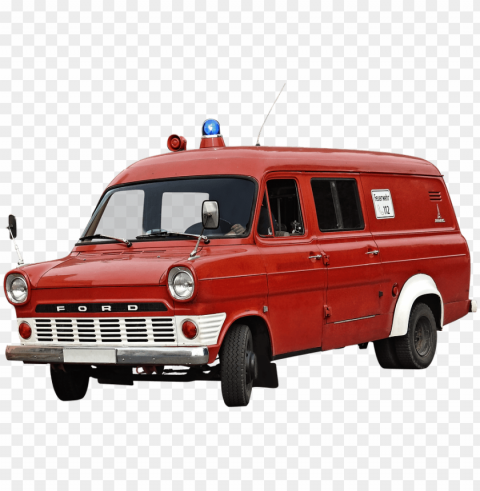 fire truck volunteer firefighter fire fighting - compact va Isolated Subject in HighQuality Transparent PNG