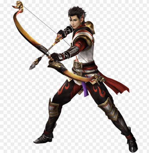 fire - zhu ran dynasty warriors 7 HighQuality Transparent PNG Isolated Graphic Element