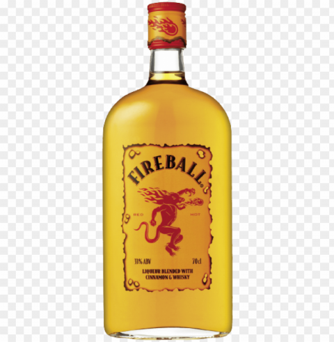 fireball likör with cinnamon & whisky 33% vol - whisky fireball Transparent PNG images for digital art