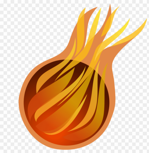 fireball Isolated Icon on Transparent Background PNG