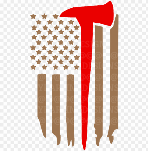 firefighter axe flag svg - american flag with an axe PNG for educational use PNG transparent with Clear Background ID 3b118298