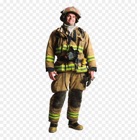 firefighter PNG images with clear cutout