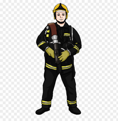 firefighter PNG images with high-quality resolution