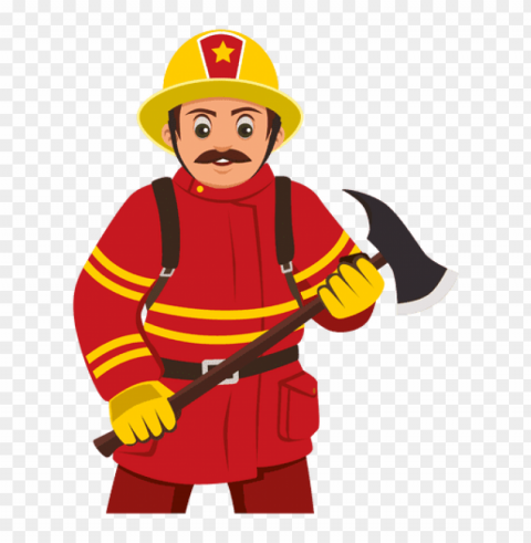 Firefighter PNG Images With Transparent Layer