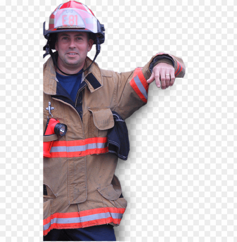 firefighter PNG Isolated Illustration with Clarity