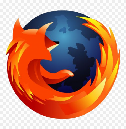 firefox logo no background PNG for web design