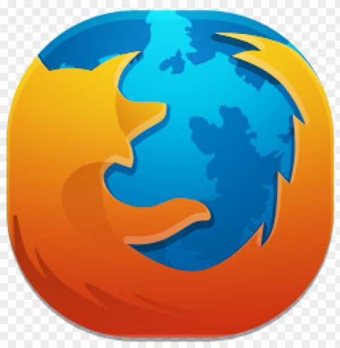 firefox logo PNG graphics with transparent backdrop
