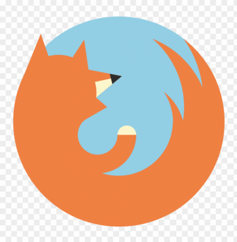 firefox logo PNG Graphic with Transparent Background Isolation