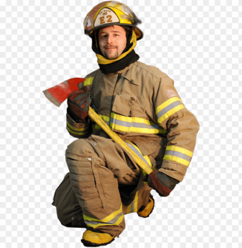 fireman Transparent Cutout PNG Isolated Element