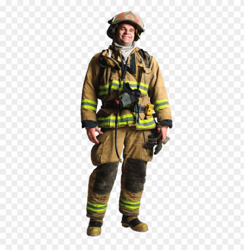 fireman Transparent PNG Artwork with Isolated Subject