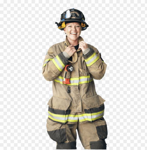 fireman Isolated Subject with Clear Transparent PNG