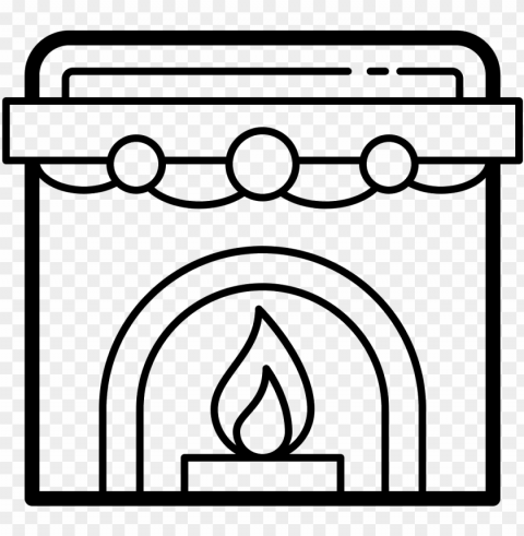 fireplace icon - accumulator PNG transparency