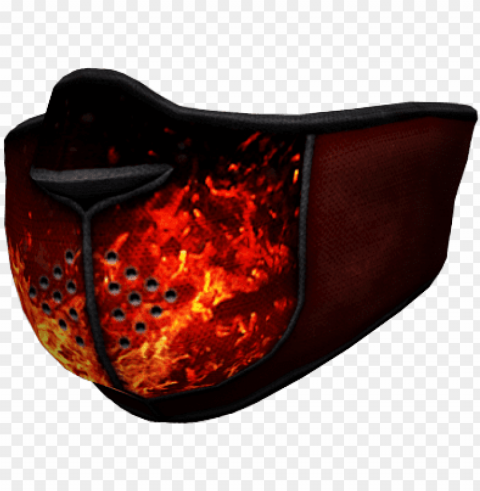 firestorm mask - coin purse PNG Isolated Object on Clear Background