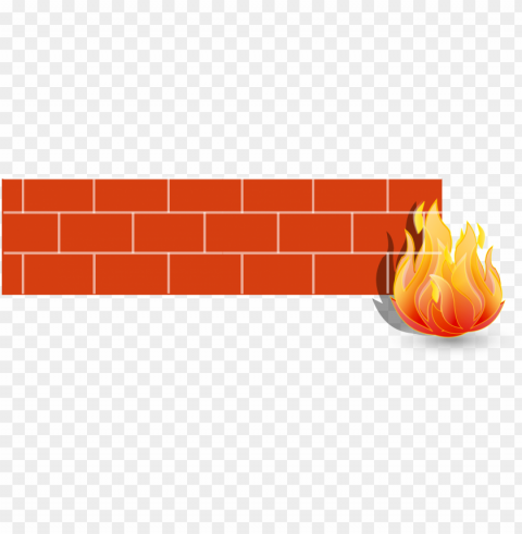 firewall Transparent Background Isolation in PNG Image