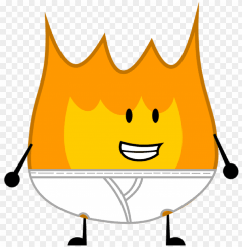 firey underwear - bfdi underwear Isolated Icon on Transparent PNG