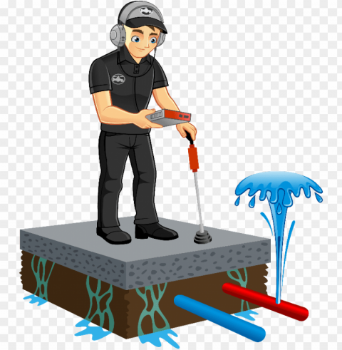 first choice plumbing solutions leak detection logo - water leak detector logo Transparent Background PNG Isolated Art