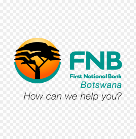 first national bank of botswana vector logo Transparent PNG Isolated Item with Detail