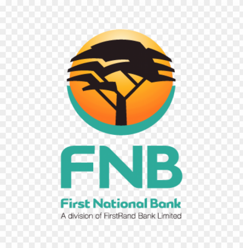 first national bank vector logo Transparent PNG Isolated Object with Detail