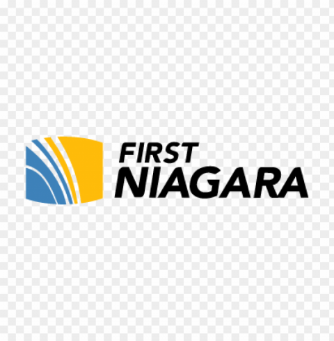 first niagara bank vector logo Transparent PNG Isolated Design Element