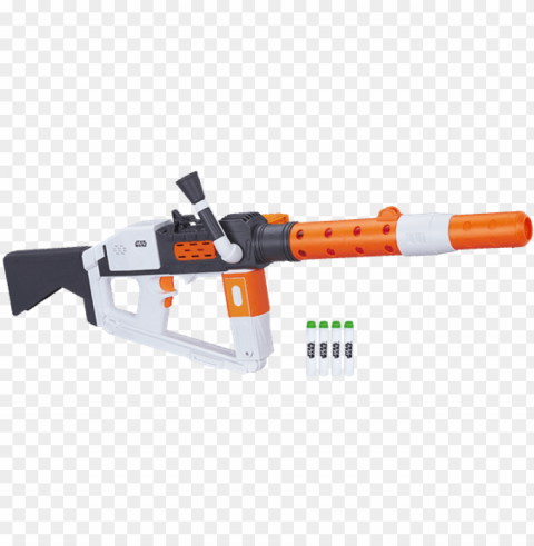first order stormtrooper deluxe nerf blaster - nerf star wars blaster ClearCut Background Isolated PNG Art