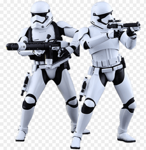 first order stormtrooper sixth scale figure set PNG Graphic Isolated with Clear Background