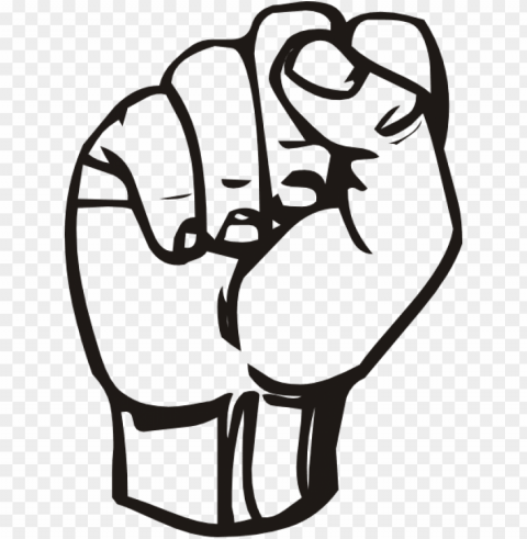 fist outline Transparent PNG Isolated Subject Matter