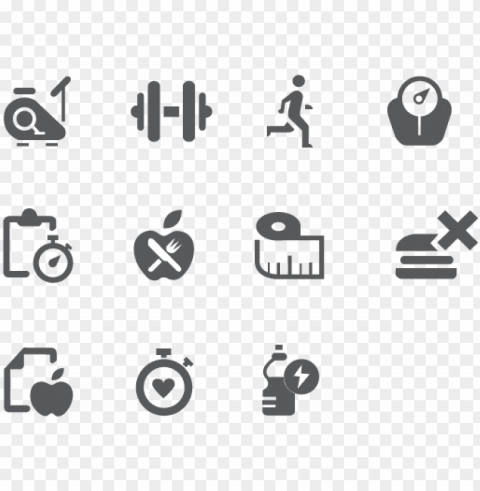 fitness icon icons see disclaimer below - health and wellness icons Isolated Artwork in HighResolution Transparent PNG