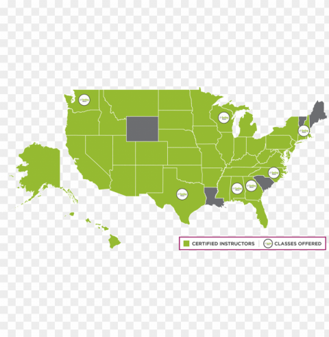 fitness locations by state - map of america according to americans Isolated Artwork on HighQuality Transparent PNG