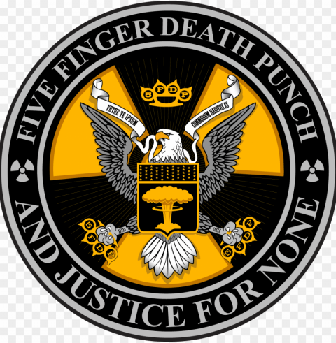 five finger death punch announce 'and justice for none' - five finger death punch and justice for none Isolated Illustration on Transparent PNG