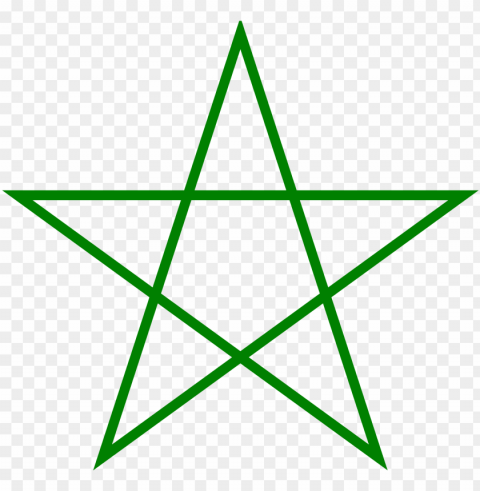 five pointed star - green five pointed star PNG file without watermark