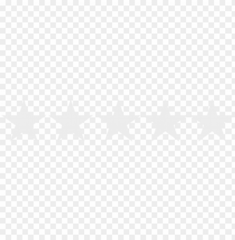 five-stars - five white stars transparent Isolated Design Element in HighQuality PNG