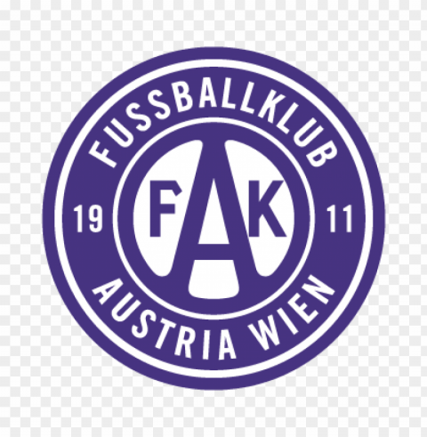 fk austria wien 1911 vector logo Transparent Background Isolated PNG Design Element