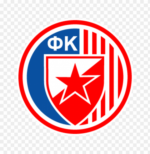 fk crvena zvezda vector logo PNG file without watermark