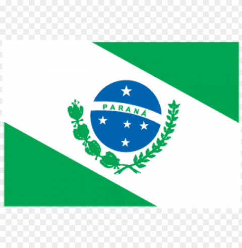 flag of bandeira paraná logo vector in free download - flag paraná Isolated Subject with Clear PNG Background