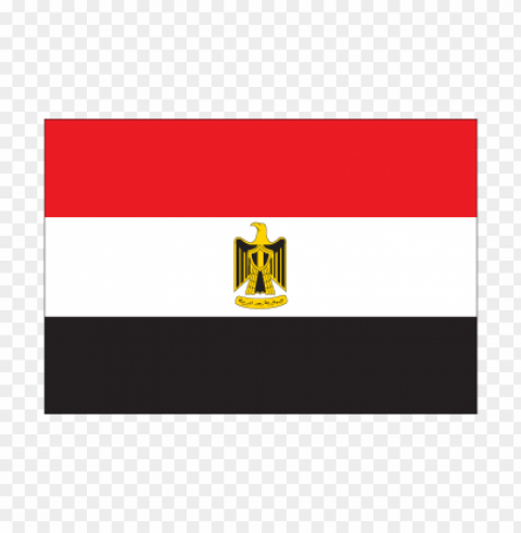 flag of egypt logo vector free PNG transparent photos for presentations