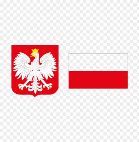 flag of poland vector logo free PNG pics with alpha channel