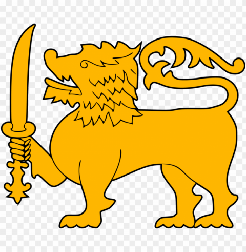 flag of sri lanka sri lanka lion national flag - sri lanka national flag lio PNG Graphic with Isolated Transparency