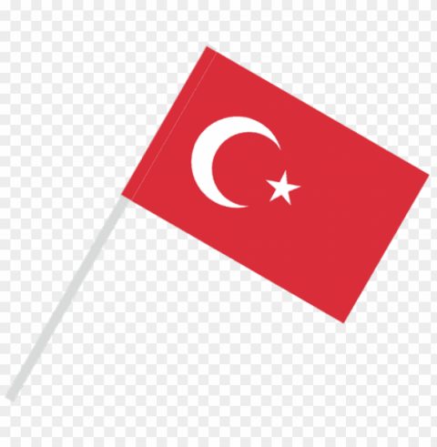 flag with flagpole tunnel - turkey flag pole Transparent PNG Artwork with Isolated Subject