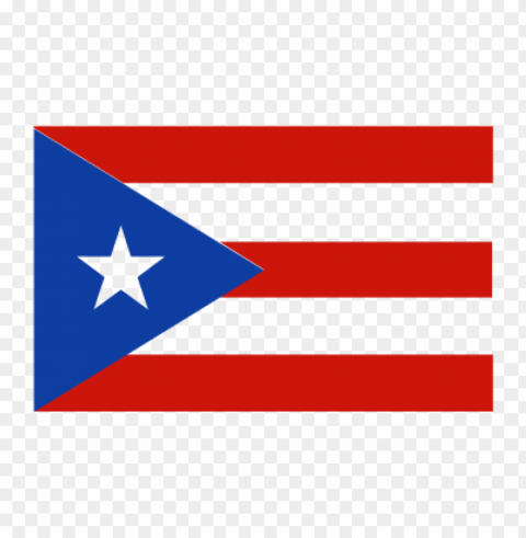 flags of puerto rico vector logo PNG pictures without background
