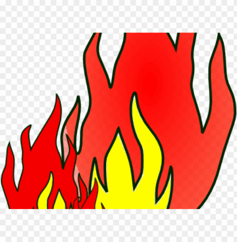 flame clipart rocket - fire draw Isolated Item on Clear Background PNG