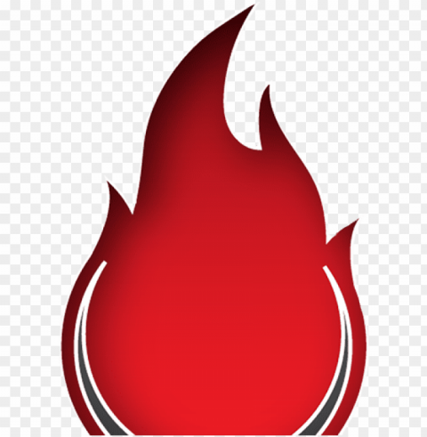 flame logo for prevent fire an idaho based company - emblem Clean Background Isolated PNG Graphic