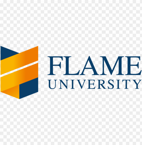 flame university pune logo Transparent Background PNG Object Isolation