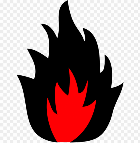 flame vector art clipart free - clipart fire flames PNG Isolated Object with Clarity