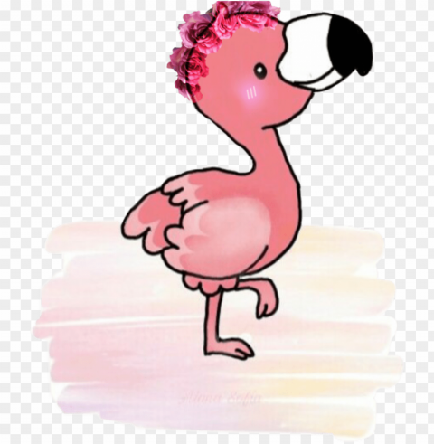 #flamingo #kawaii Free transparent PNG