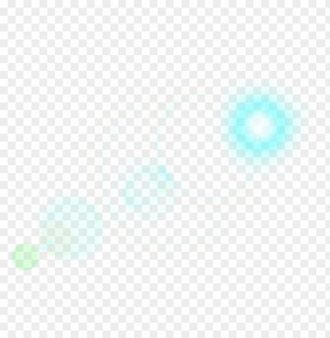 flare light lightflare blue turquoise green - circle PNG Image with Transparent Isolated Graphic