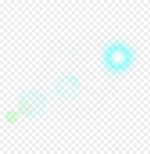 Flare Light Lightflare Blue Turquoise Green - Circle PNG Image With Transparent Isolated Graphic