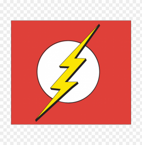 flash logo superhero logo vector free Transparent Background Isolated PNG Item